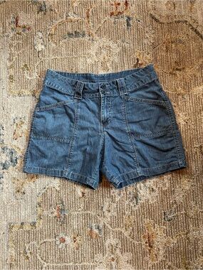Riders by Lee Mid-Blue Denim Shorts